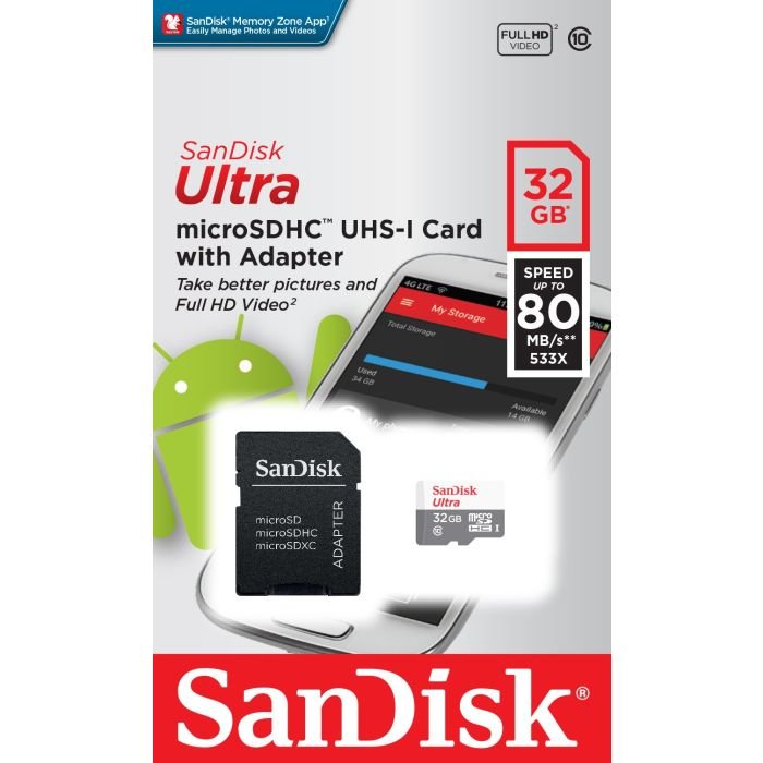 SanDisk microSD kartica 32 GB za lovačku kameru
